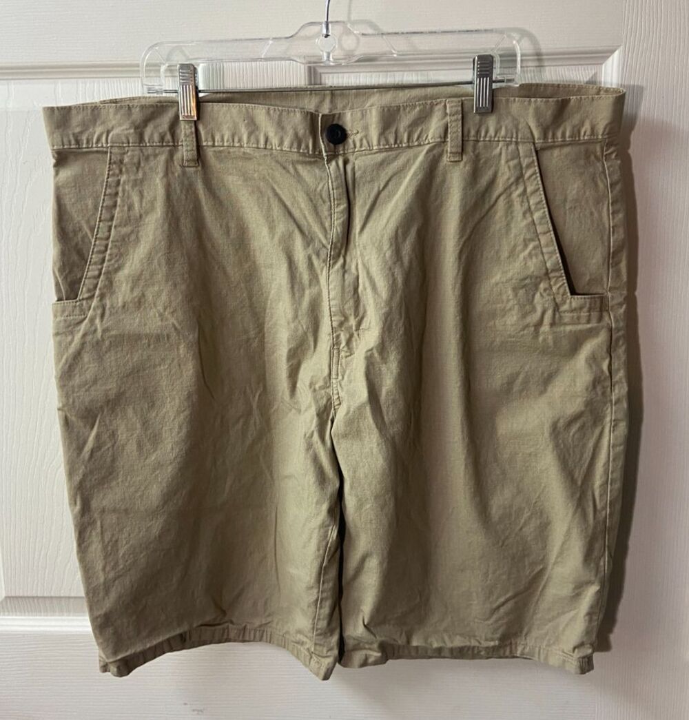 Dickies Mens Canvas Ripstock Tan Khaki Cargo Shorts Mens 42 x 10.5